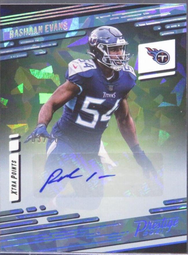 Rashaan Evans [Xtra Points Signature Premium Platinum] #180