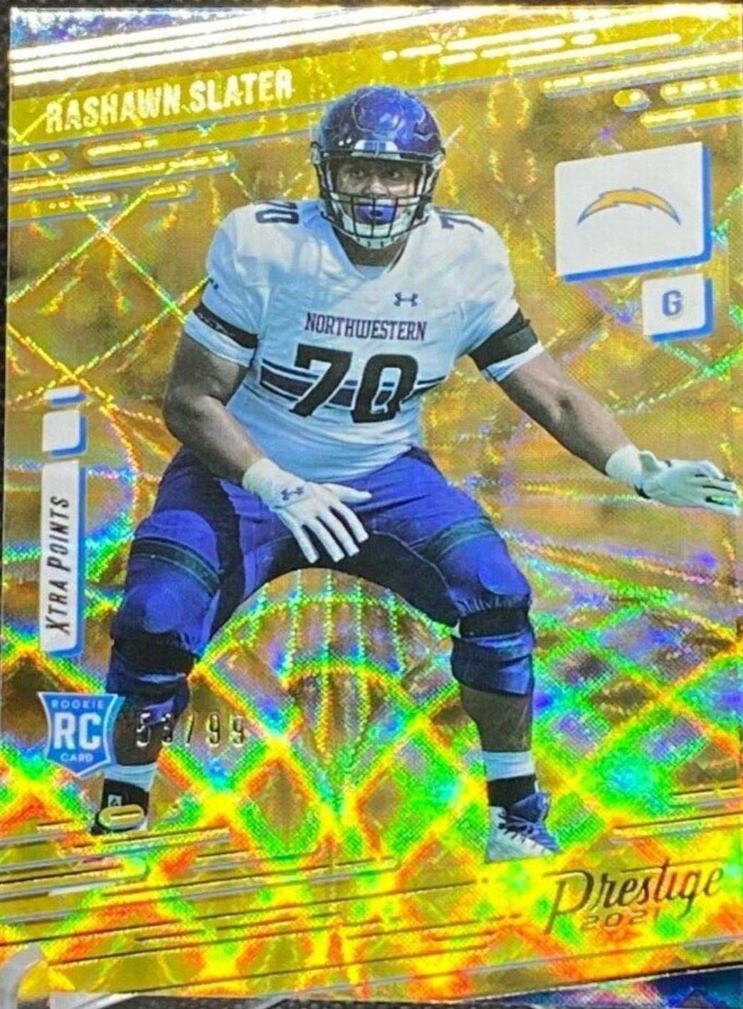 Rashawn Slater [Xtra Points Premium Gold] #255