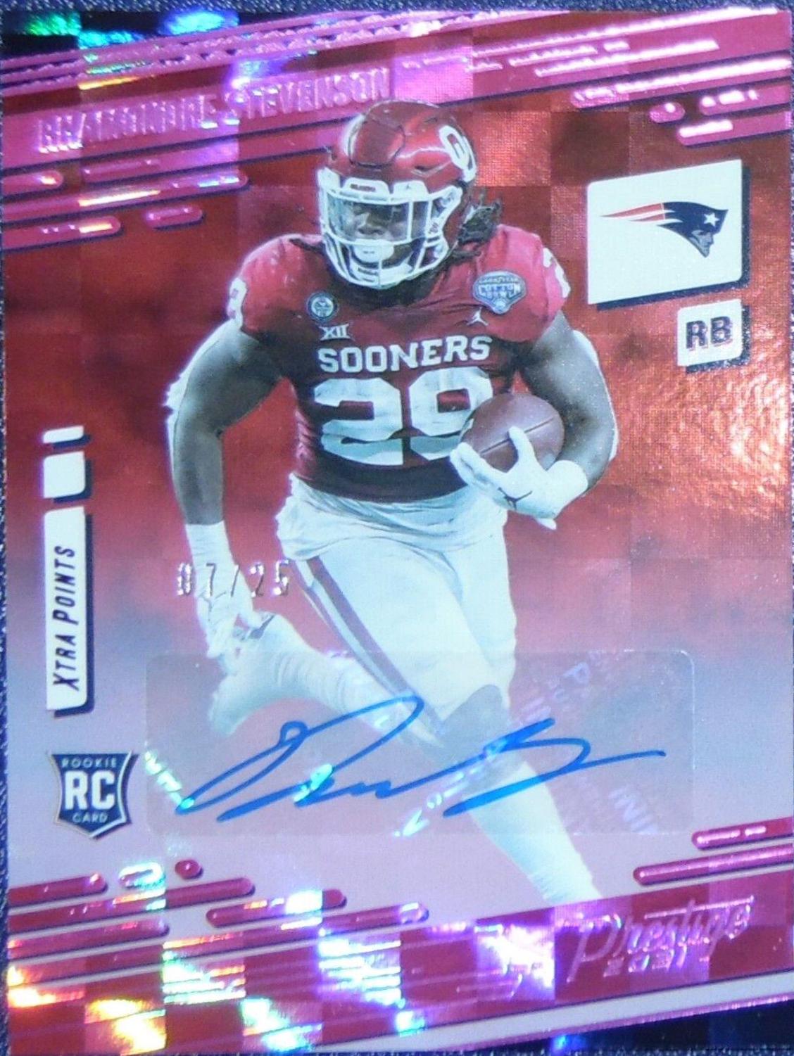 Rhamondre Stevenson [Xtra Points Signature Premium Pink] #278