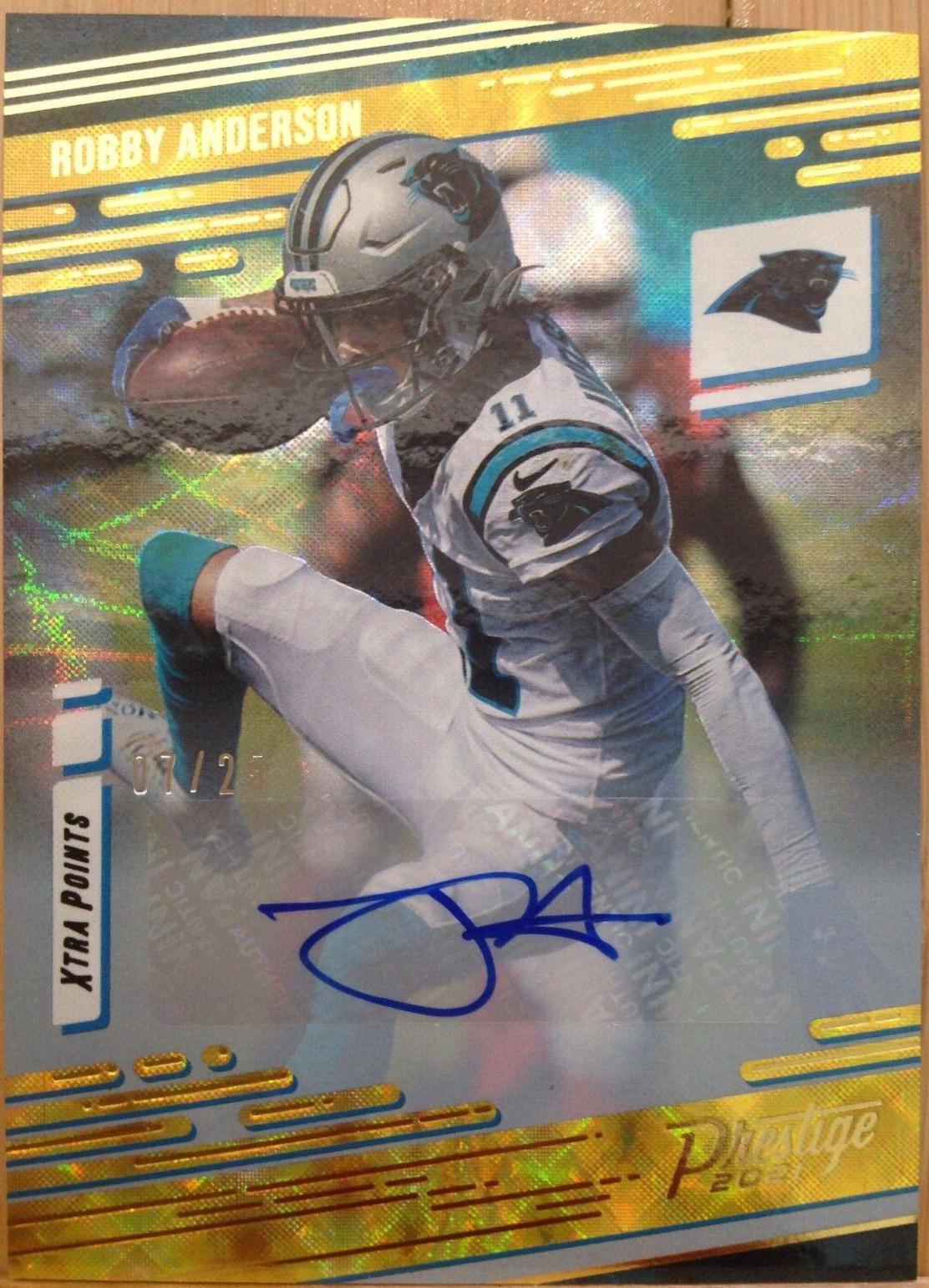 Robby Anderson [Xtra Points Signature Premium Gold] #76