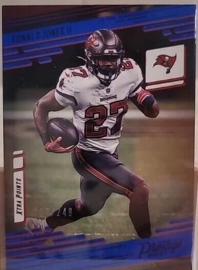 Ronald Jones II [Xtra Points Premium Blue] #185