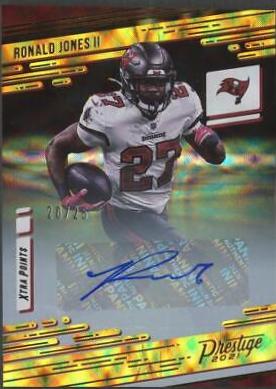 Ronald Jones II [Xtra Points Signature Premium Gold] #185