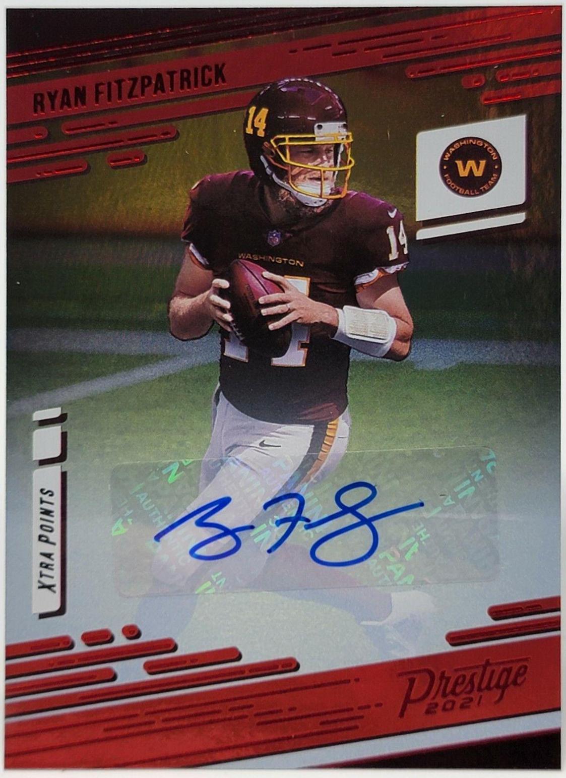 Ryan Fitzpatrick [Xtra Points Signature Premium Red] #153
