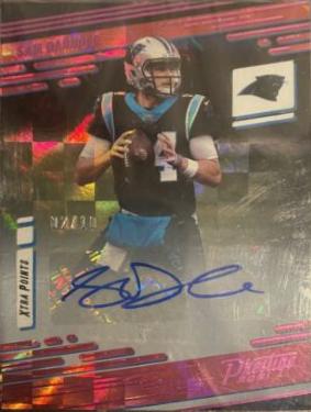Sam Darnold [Xtra Points Signature Premium Pink] #166