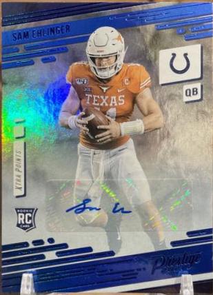 Sam Ehlinger [Xtra Points Signature Premium Blue] #261