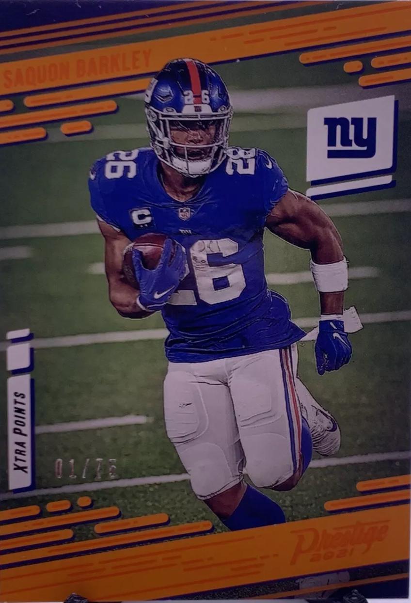 Saquon Barkley [Xtra Points Premium Orange] #60