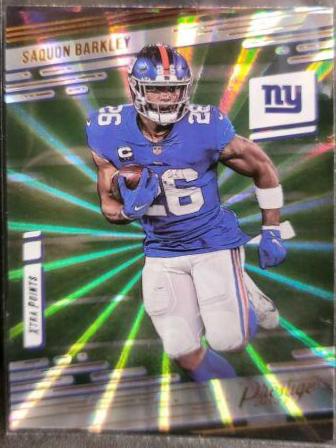Saquon Barkley [Xtra Points Sunburst] #60