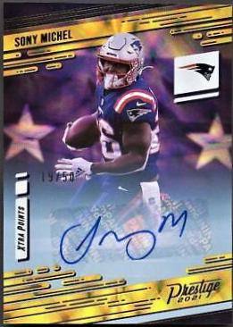 Sony Michel [Xtra Points Signature Premium Gold] #114