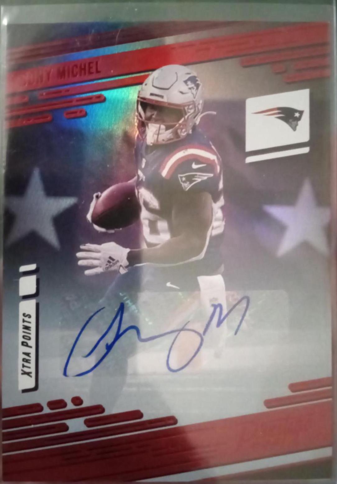 Sony Michel [Xtra Points Signature Premium Red] #114