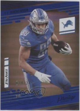 T. J. Hockenson [Xtra Points Premium Blue] #53