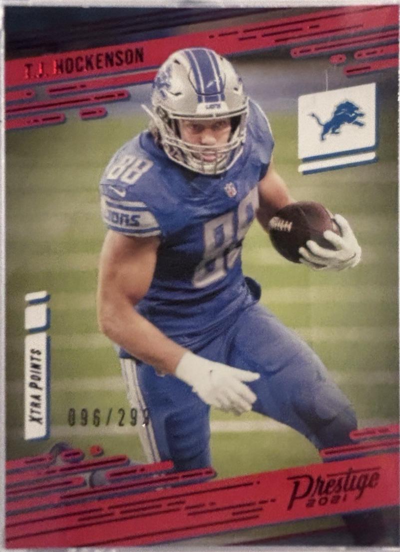T. J. Hockenson [Xtra Points Premium Red] #53