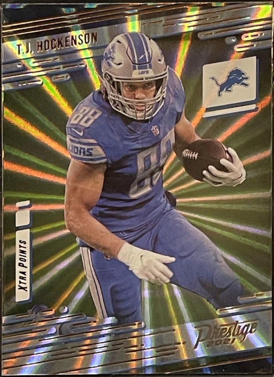 T. J. Hockenson [Xtra Points Sunburst] #53