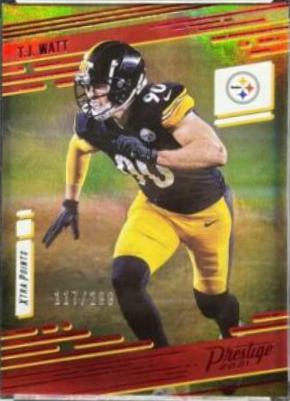 T. J. Watt [Xtra Points Premium Red] #172