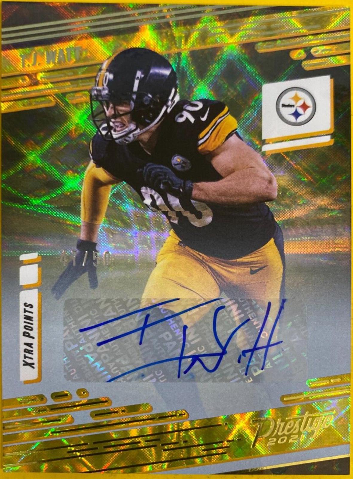 T. J. Watt [Xtra Points Signature Premium Gold] #172
