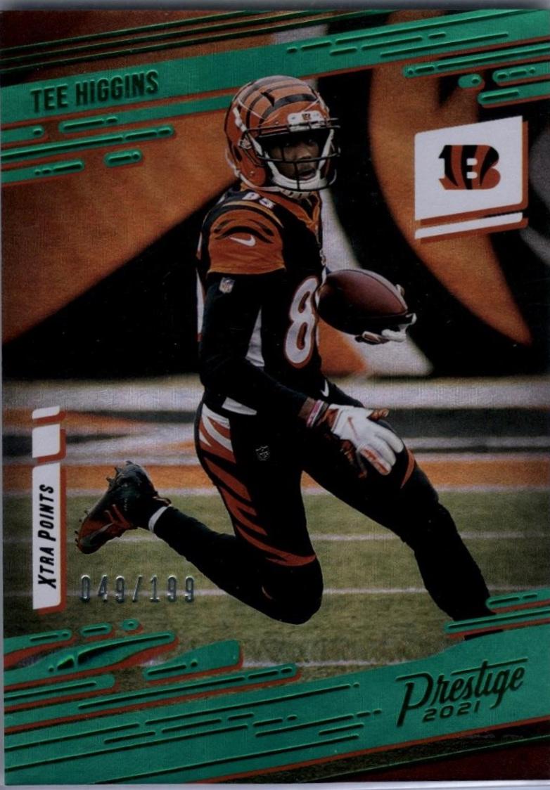 Tee Higgins [Xtra Points Premium Green] #70
