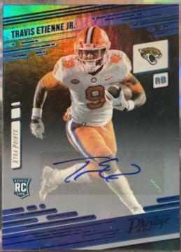 Travis Etienne Jr. [Xtra Points Signature Premium Blue] #208