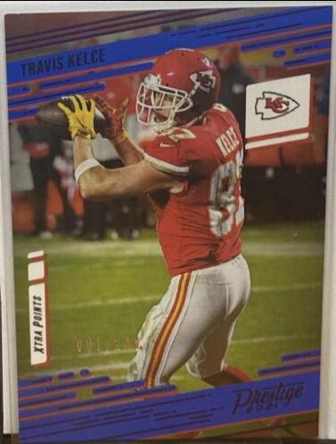 Travis Kelce [Xtra Points Blue] #90
