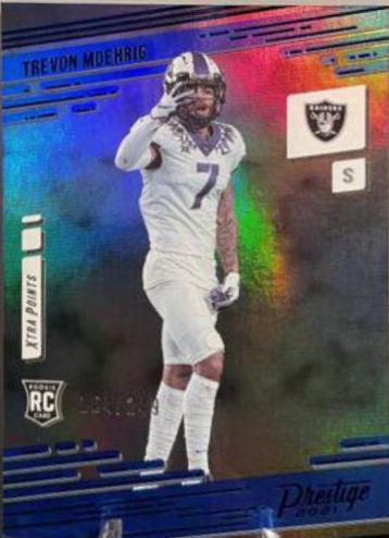 Trevon Moehrig [Xtra Points Blue] #250