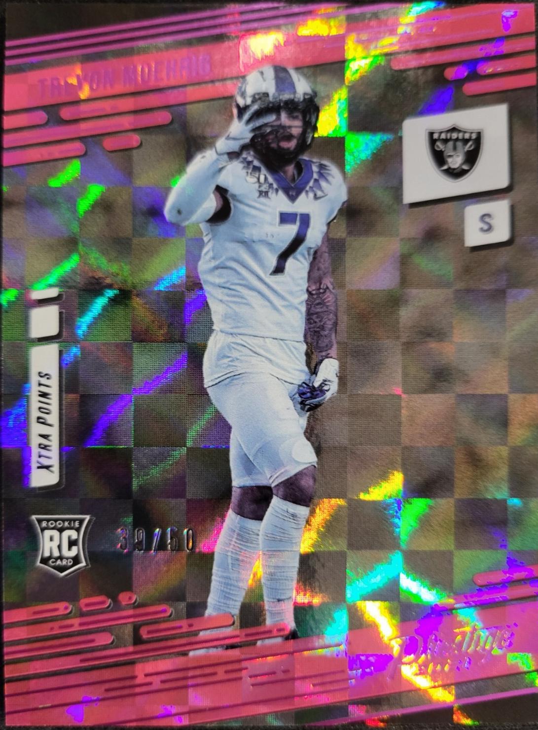 Trevon Moehrig [Xtra Points Pink] #250