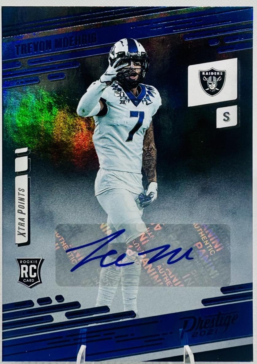 Trevon Moehrig [Xtra Points Signature Premium Platinum] #250