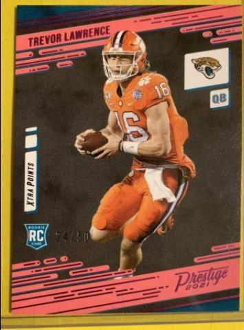 Trevor Lawrence [Xtra Points Premium Pink] #201
