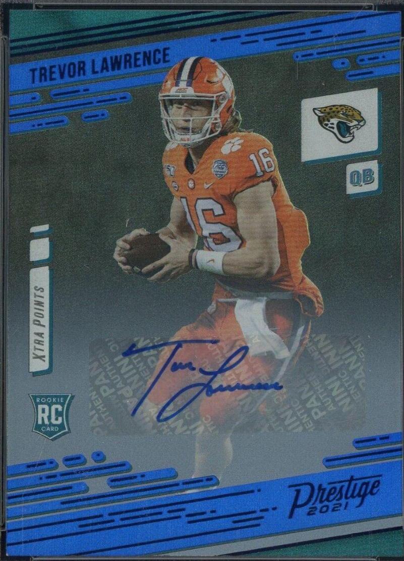Trevor Lawrence [Xtra Points Signature Premium Blue] #201