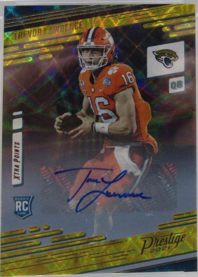 Trevor Lawrence [Xtra Points Signature Premium Gold] #201