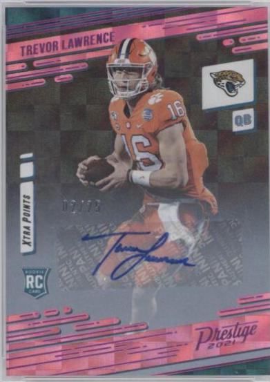 Trevor Lawrence [Xtra Points Signature Premium Pink] #201