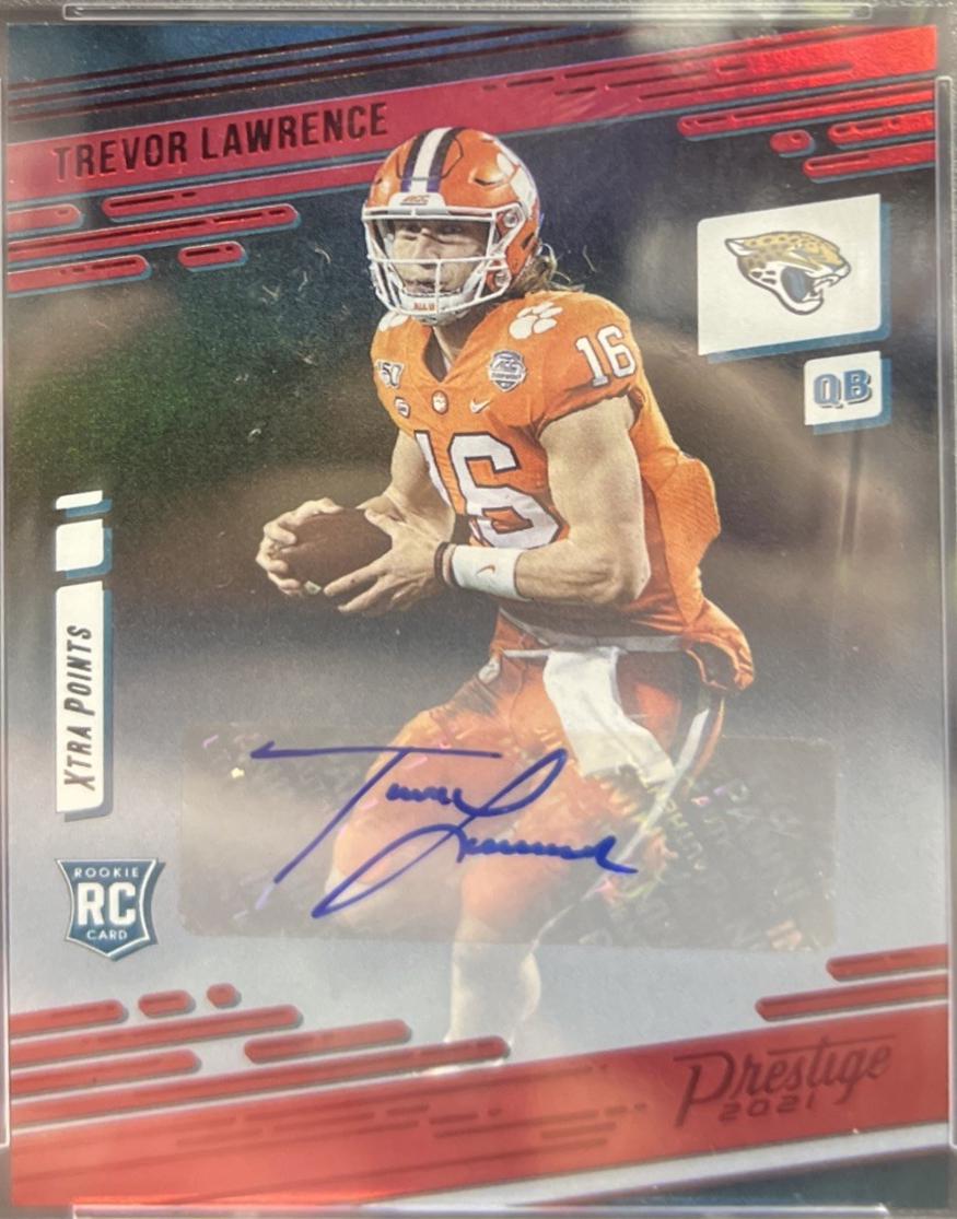 Trevor Lawrence [Xtra Points Signature Premium Platinum] #201