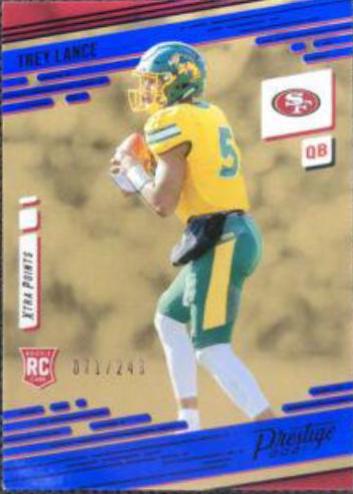 Trey Lance [Xtra Points Blue] #204