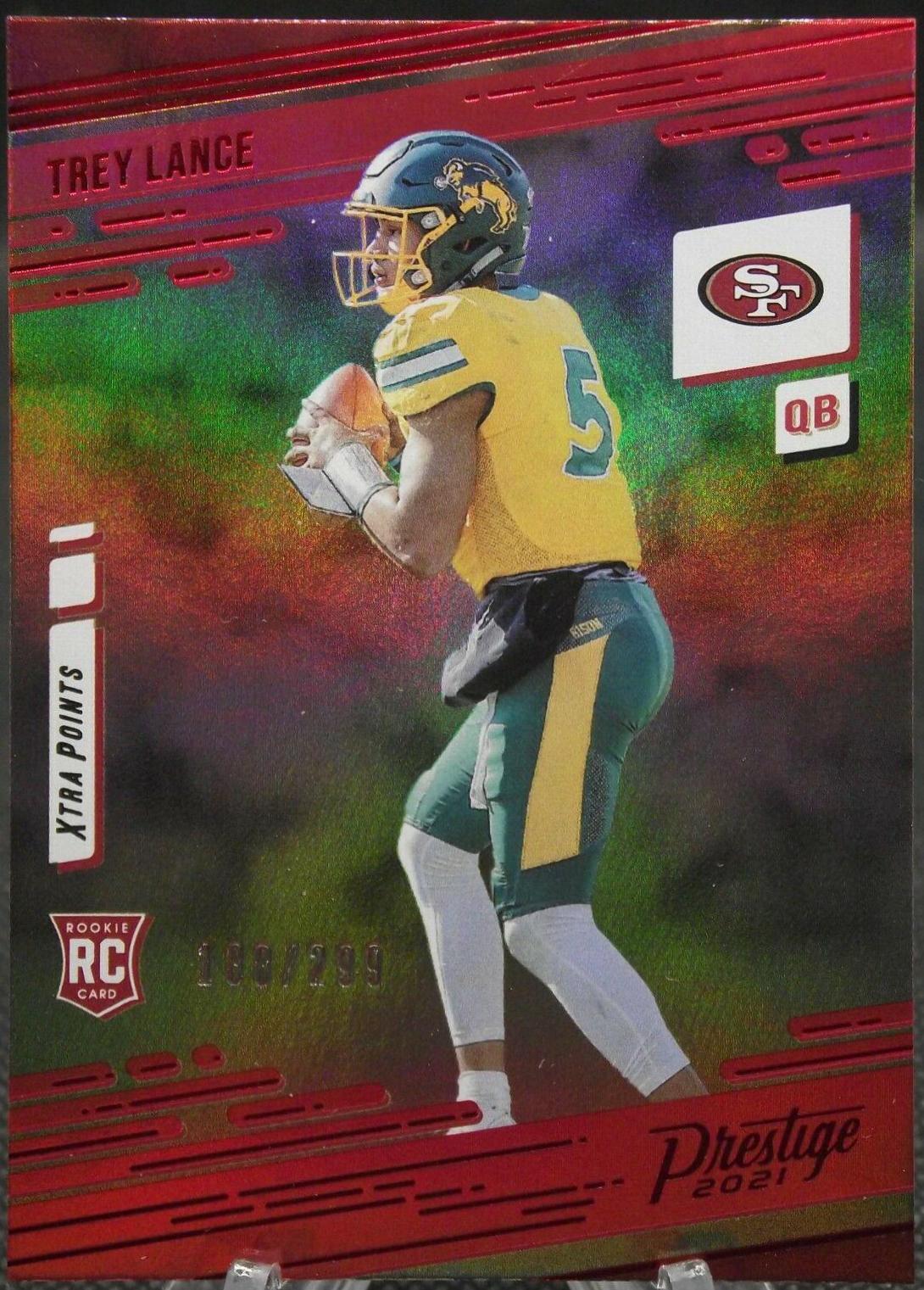 Trey Lance [Xtra Points Premium Red] #204