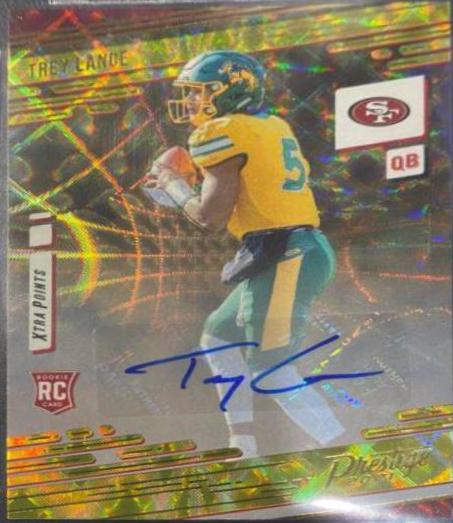 Trey Lance [Xtra Points Signature Premium Gold] #204