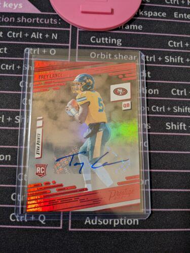 Trey Lance [Xtra Points Signature Premium Red] #204
