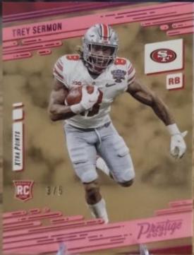 Trey Sermon [Xtra Points Pink] #242