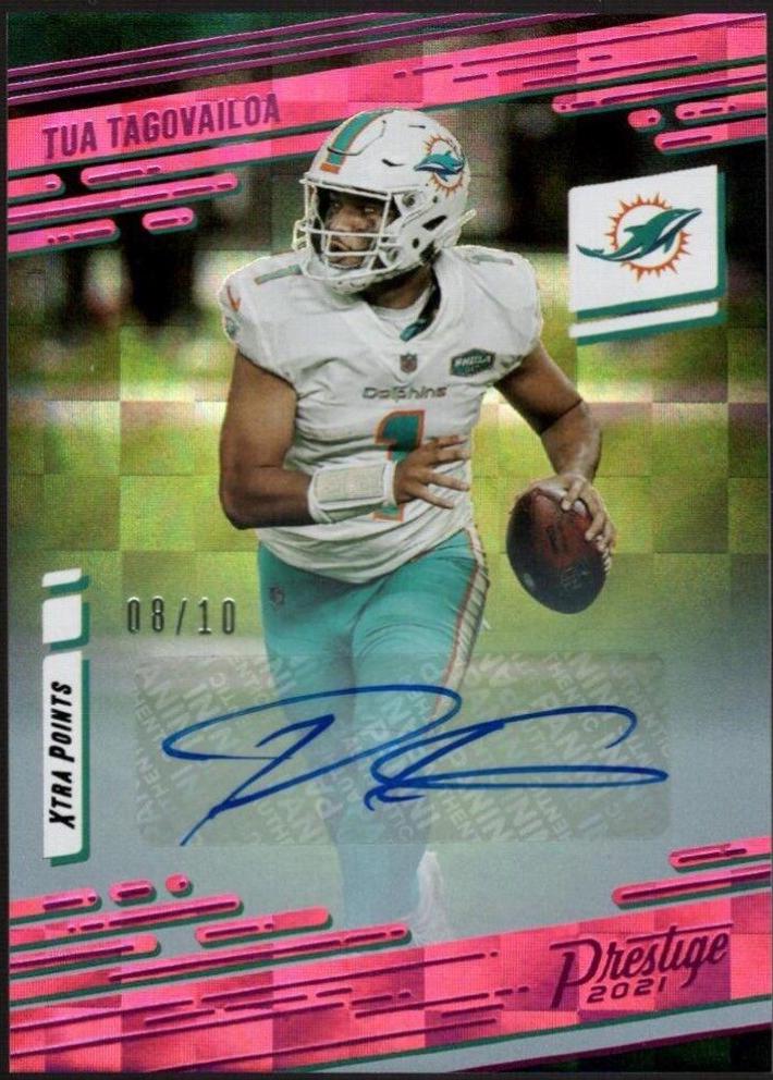 Tua Tagovailoa [Xtra Points Signature Premium Pink] #65