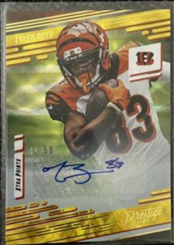 Tyler Boyd [Xtra Points Signature Premium Gold] #69