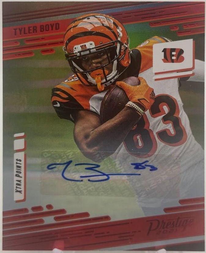 Tyler Boyd [Xtra Points Signature Premium Platinum] #69