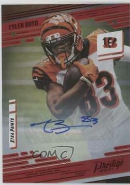 Tyler Boyd [Xtra Points Signature Premium Red] #69