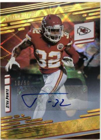Tyrann Mathieu [Xtra Points Signature Premium Gold] #94