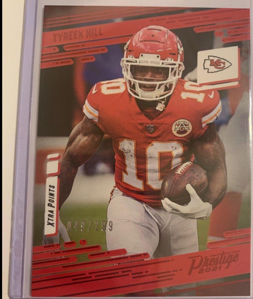 Tyreek Hill [Xtra Points Premium Red] #88