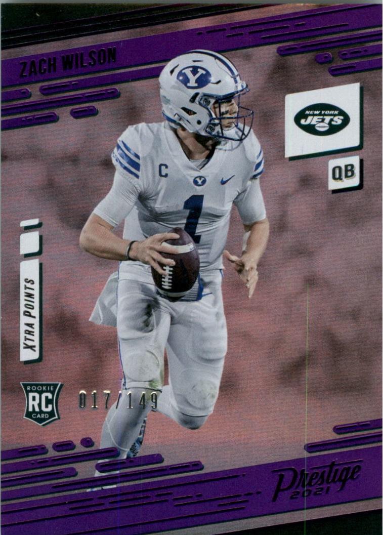 Zach Wilson [Xtra Points Premium Purple] #202