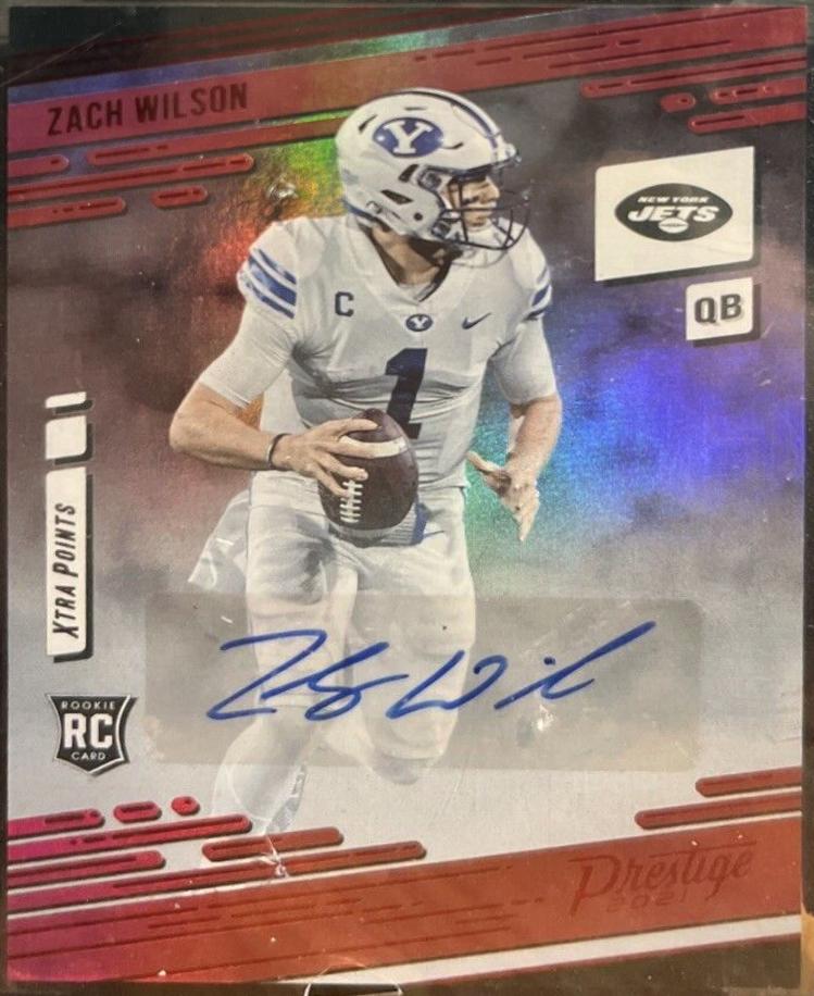 Zach Wilson [Xtra Points Premium Red] #202