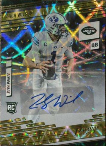 Zach Wilson [Xtra Points Signature Premium Gold] #202