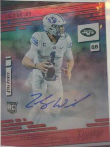 Zach Wilson [Xtra Points Signature Premium Red] #202