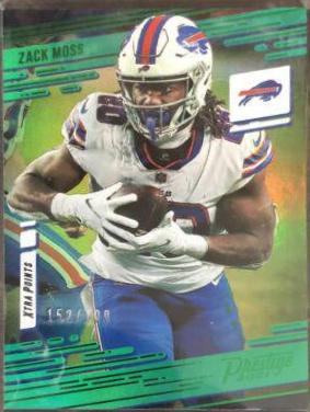 Zack Moss [Xtra Points Green] #17