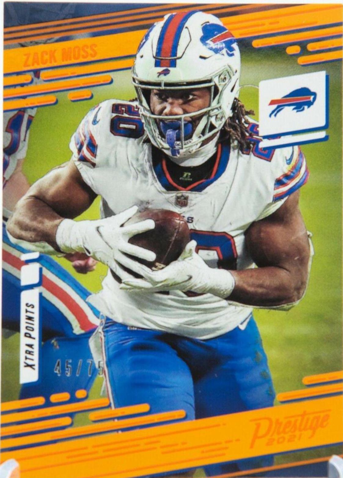 Zack Moss [Xtra Points Orange] #17