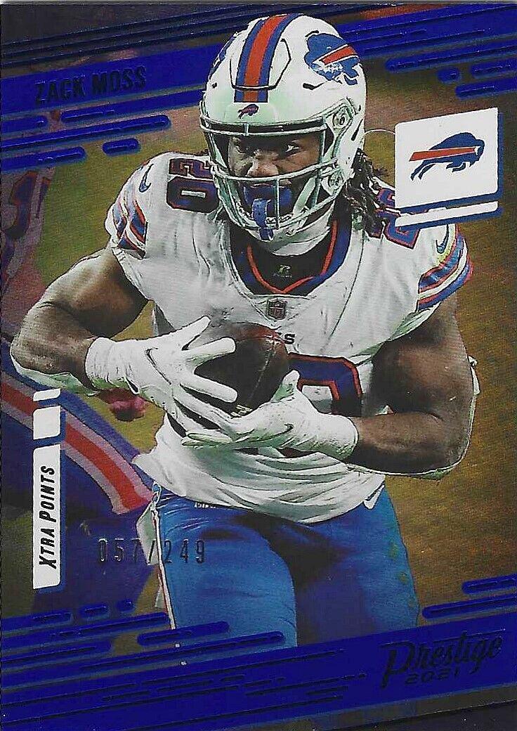 Zack Moss [Xtra Points Premium Blue] #17