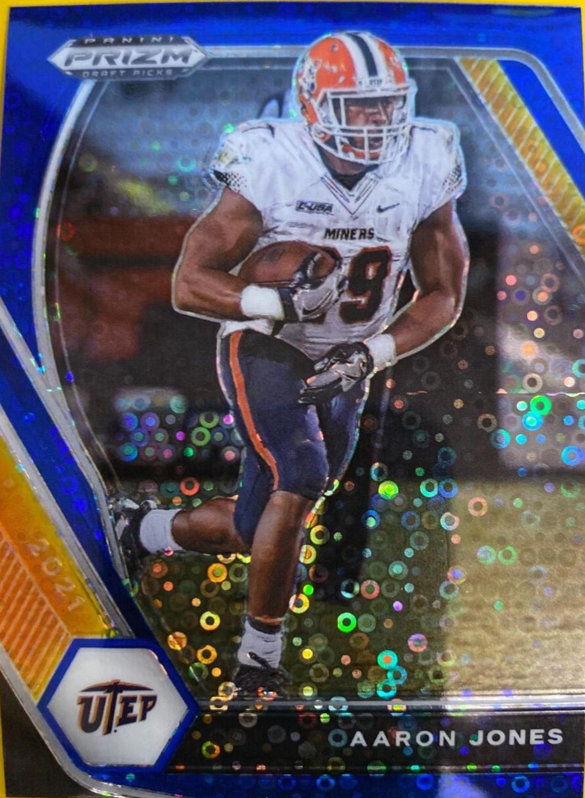 Aaron Jones [Blue Pulsar Prizm] #97
