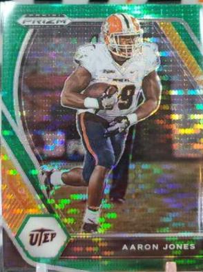 Aaron Jones [Green Pulsar Prizm] #97