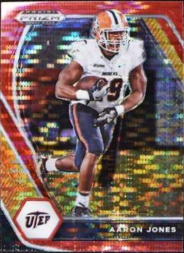 Aaron Jones [Red Pulsar Prizm] #97